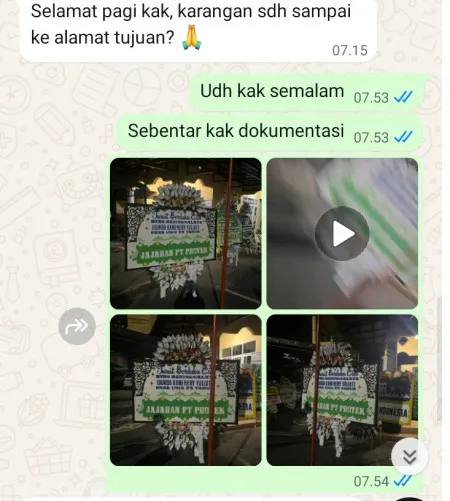 Pengiriman Papan Bunga Selamat Cluster Legenda Wisata