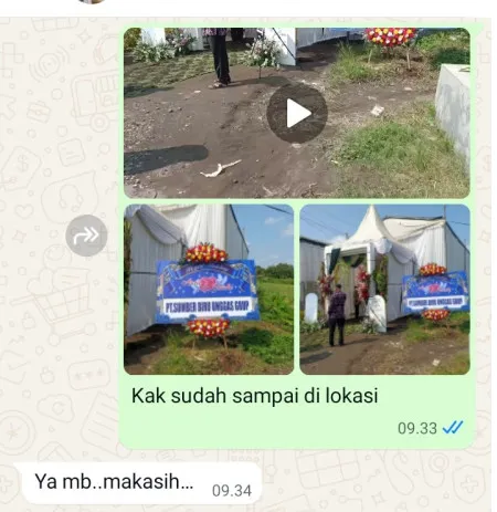 Pengiriman Karangan Bunga Cluster Legenda Wisata