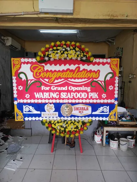 Papan Bunga Ucapan Selamat Cluster Legenda Wisata